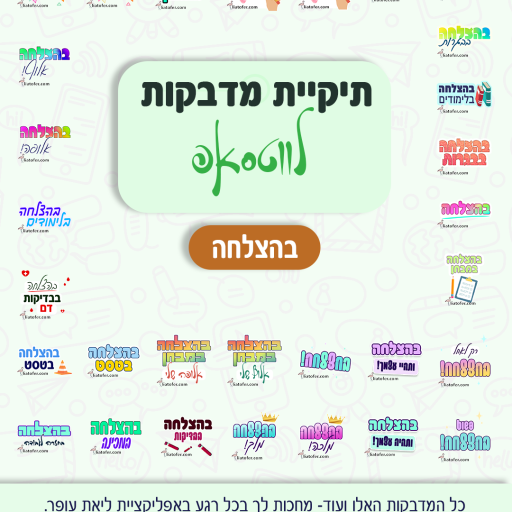 עיצוב פוסט תיקיית בהצלחה